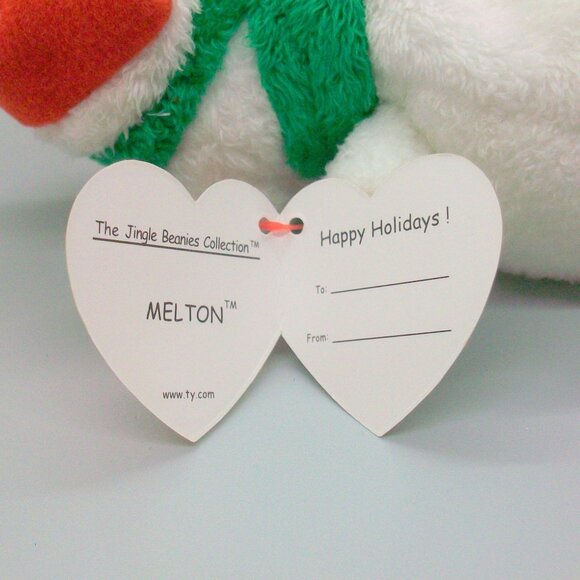 Ty Jingle Beanies Snowmen Ornament Set 2002 Snowgirl 2003 Chillin 2004 Melton - Picture 11 of 15